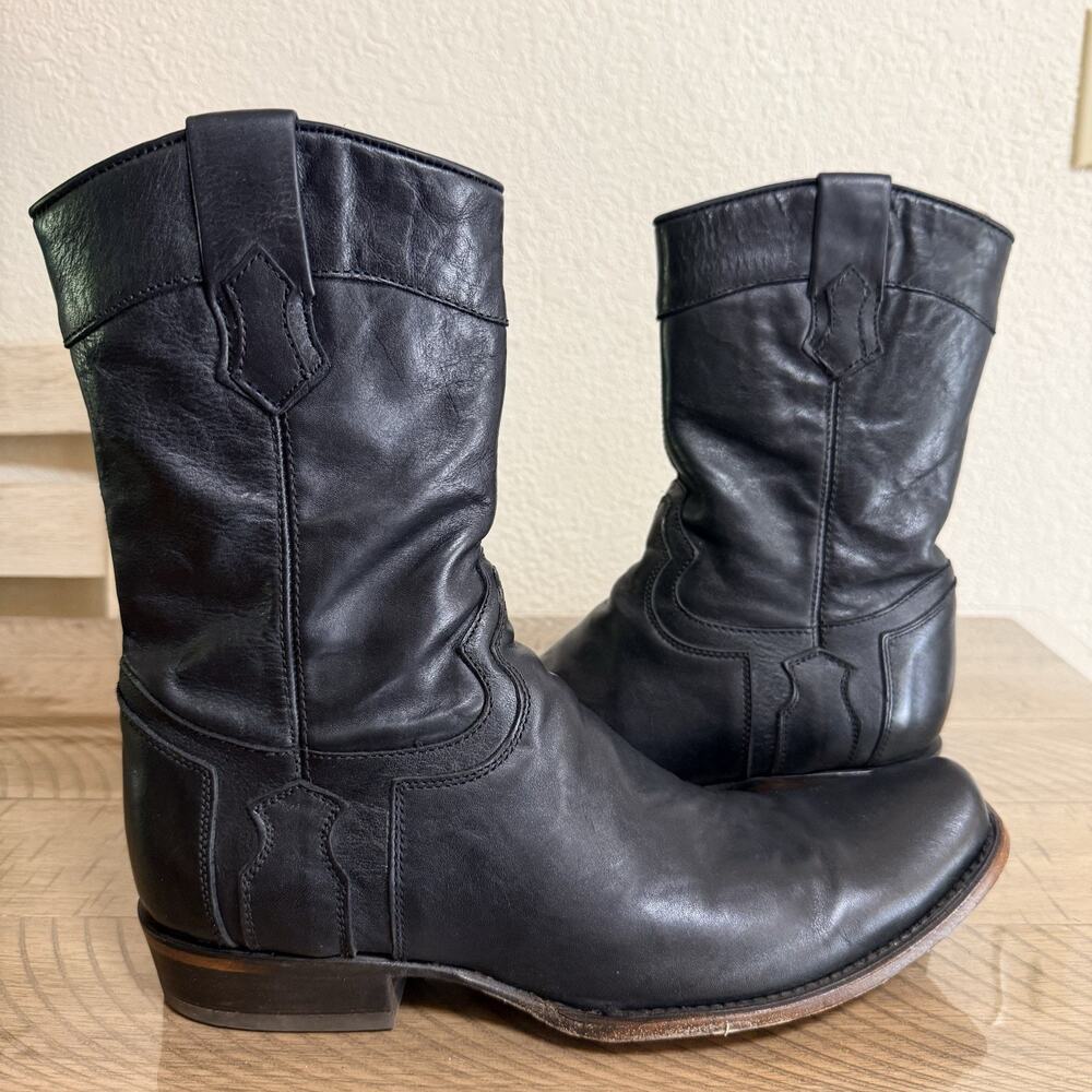 Cuadra Mens Boots Volturno Negro Semi Cuadrada Mens SIZE 10 1/2